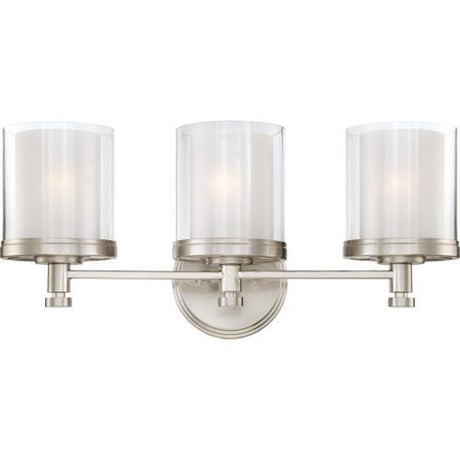 Nuvo Lighting 60-4643 Decker 3 Bulb Bathroom Light - Brushed Nickel