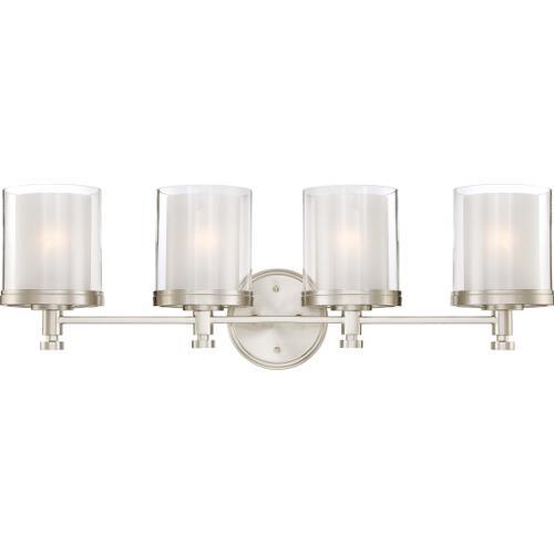 Nuvo Lighting 60-4644 Decker 4 or more Bulb Bathroom Light - Brushed Nickel