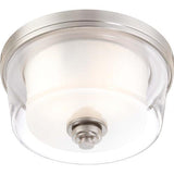 Nuvo Lighting 60-4651 Decker Flush Mount Ceiling Light - Brushed Nickel