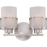 Nuvo Lighting 60-4682 Fusion 2 Bulb Bathroom Light - Brushed Nickel
