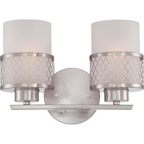 Nuvo Lighting 60-4682 Fusion 2 Bulb Bathroom Light - Brushed Nickel
