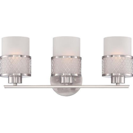 Nuvo Lighting 60-4683 Fusion 3 Bulb Bathroom Light - Brushed Nickel