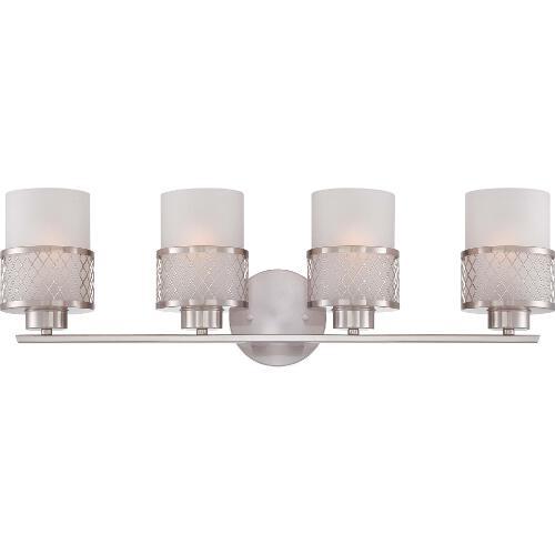 Nuvo Lighting 60-4684 Fusion 4 or more Bulb Bathroom Light - Brushed Nickel