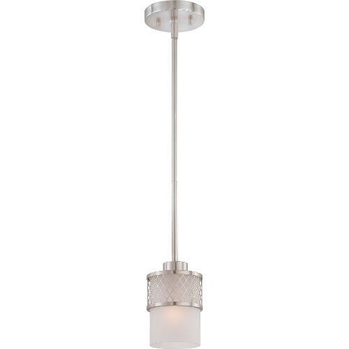 Nuvo Lighting 60-4688 Fusion Mini Pendant - Brushed Nickel