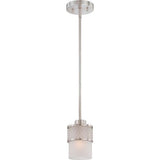 Nuvo Lighting 60-4688 Fusion Mini Pendant - Brushed Nickel