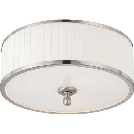 Nuvo Lighting 60-4741 Candice Semi Flush Mount Ceiling Light - Brushed Nickel
