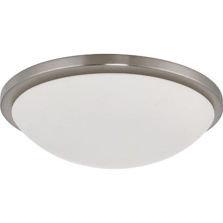 Nuvo Lighting 62-1044 Button Flush Mount Ceiling Light - Brushed Nickel