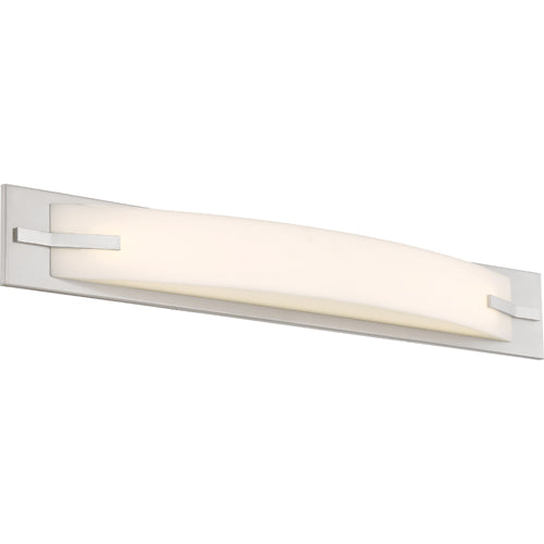 Nuvo Lighting 62-1082 Bow 3 Bulb Bathroom Light - Brushed Nickel