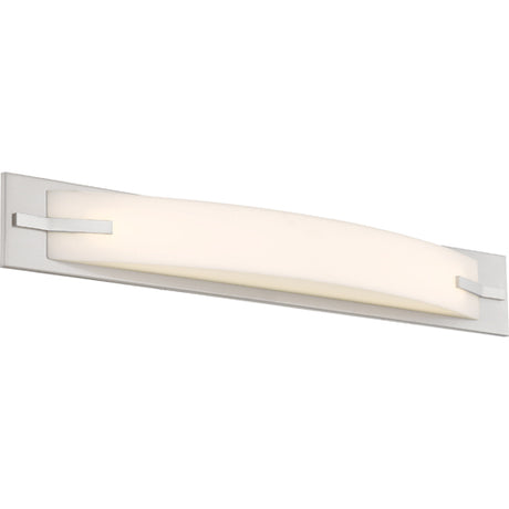 Nuvo Lighting 62-1082 Bow 3 Bulb Bathroom Light - Brushed Nickel