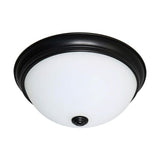 Nuvo Lighting 62-1342 Dome Flush Mount Ceiling Light - Mahogany Bronze