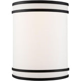 Nuvo Lighting 62-1445 Glamour 1 Bulb Wall Sconce - Black