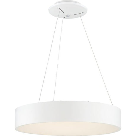 Nuvo Lighting 62-1455 Orbit Drum Pendant - White