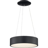 Nuvo Lighting 62-1456 Orbit Drum Pendant - Black