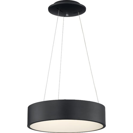 Nuvo Lighting 62-1456 Orbit Drum Pendant - Black