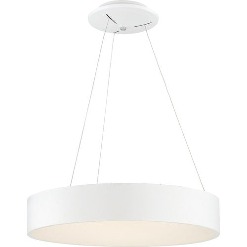 Nuvo Lighting 62-1457 Orbit Drum Pendant - White