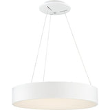 Nuvo Lighting 62-1457 Orbit Drum Pendant - White