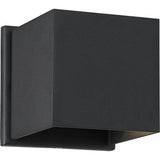 Nuvo Lighting 62-1466 Lightgate Outdoor Entrance Wall Light - Black