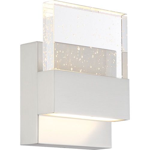 Nuvo Lighting 62-1501 Ellusion 1 Bulb Wall Sconce - Polished Nickel