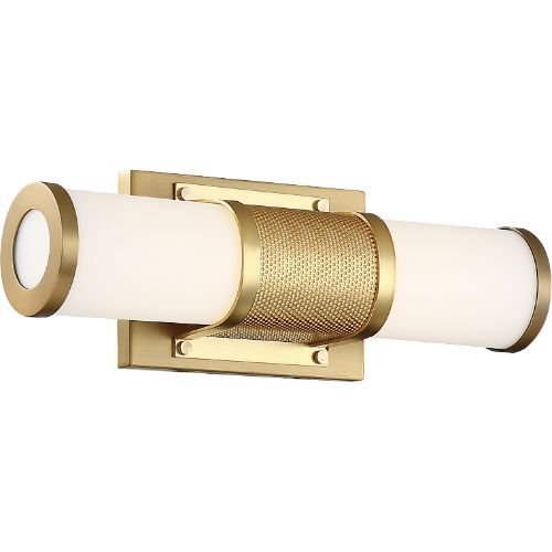 Nuvo Lighting 62-1601 Caper 1 Bulb Wall Sconce - Brushed Brass