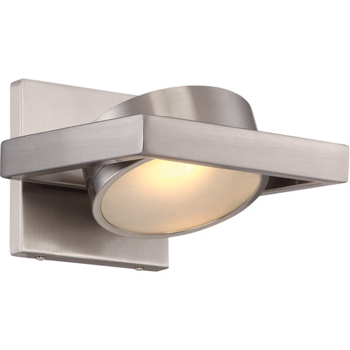 Nuvo Lighting 62-994 Hawk 1 Bulb Wall Sconce - Brushed Nickel