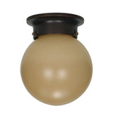Nuvo Lighting 60-1279 Flush Mount Ceiling Light - Mahogany Bronze / Champagne
