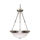 Nuvo Lighting 60-203 Up Light Pendant - Brushed Nickel / Alabaster