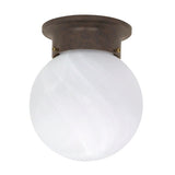Nuvo Lighting 60-259 Flush Mount Ceiling Light - Old Bronze / Alabaster