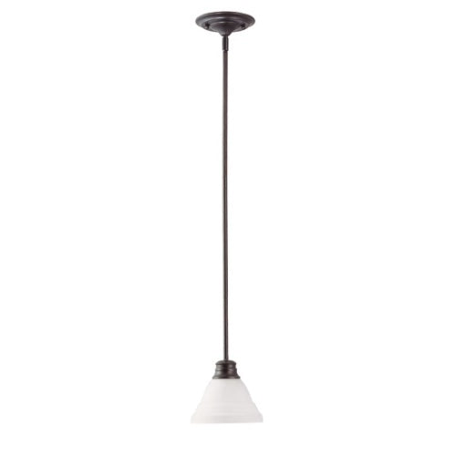 Nuvo Lighting 60-3172 Empire Mini Pendant - Mahogany Bronze / Frosted