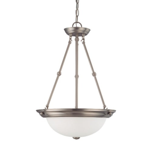 Nuvo Lighting 60-3247 Up Light Pendant - Brushed Nickel / Frosted