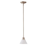 Nuvo Lighting 60-3257 Empire Mini Pendant - Brushed Nickel / Frosted