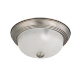 Nuvo Lighting 60-3261 Flush Dome Flush Mount Ceiling Light - Brushed Nickel / Frosted