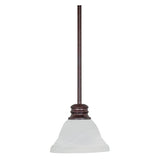 Nuvo Lighting 60-366 Empire Mini Pendant - Old Bronze / Alabaster