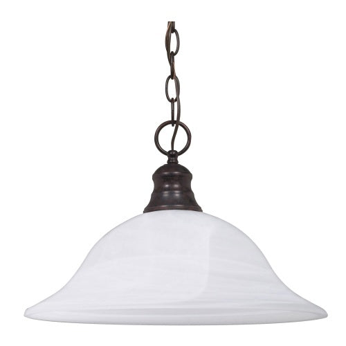 Nuvo Lighting 60-391 Down Light Pendant - Old Bronze / Alabaster