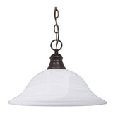 Nuvo Lighting 60-391 Down Light Pendant - Old Bronze / Alabaster