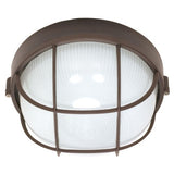 Nuvo Lighting 60-519 Cage Outdoor Entrance Wall Light - Architectural Bronze