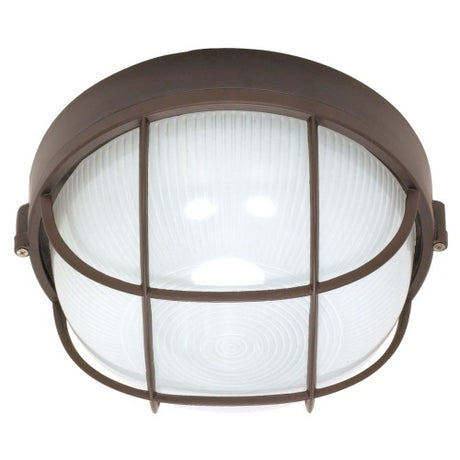 Nuvo Lighting 60-519 Cage Outdoor Entrance Wall Light - Architectural Bronze