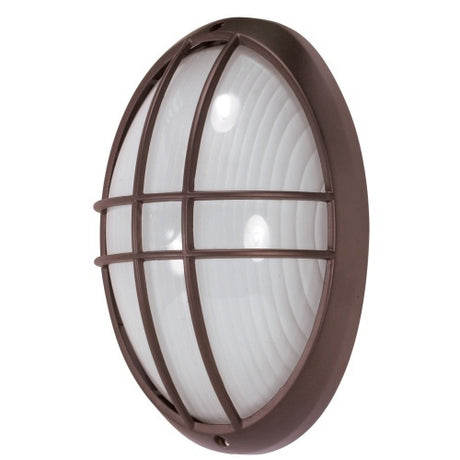 Nuvo Lighting 60-529 Cage Outdoor Entrance Wall Light - Architectural Bronze