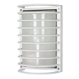 Nuvo Lighting 60-532 Cage Outdoor Entrance Wall Light - Semi Gloss White