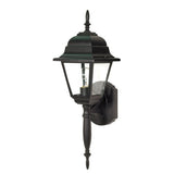 Nuvo Lighting 60-542 Briton Outdoor Entrance Wall Light - Textured Black