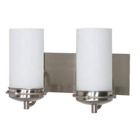 Nuvo Lighting 60-612 Polaris 2 Bulb Bathroom Light - Brushed Nickel
