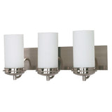 Nuvo Lighting 60-613 Polaris 3 Bulb Bathroom Light - Brushed Nickel