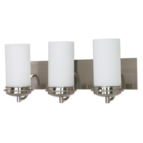 Nuvo Lighting 60-613 Polaris 3 Bulb Bathroom Light - Brushed Nickel