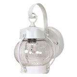 Nuvo Lighting 60-630 Onion Outdoor Entrance Wall Light - White