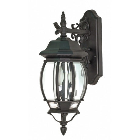 Nuvo Lighting 60-893 Central Park Outdoor Entrance Wall Light - Textured Black