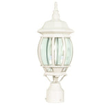 Nuvo Lighting 60-897 Central Park Post Light - White
