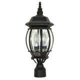 Nuvo Lighting 60-899 Central Park Post Light - Textured Black