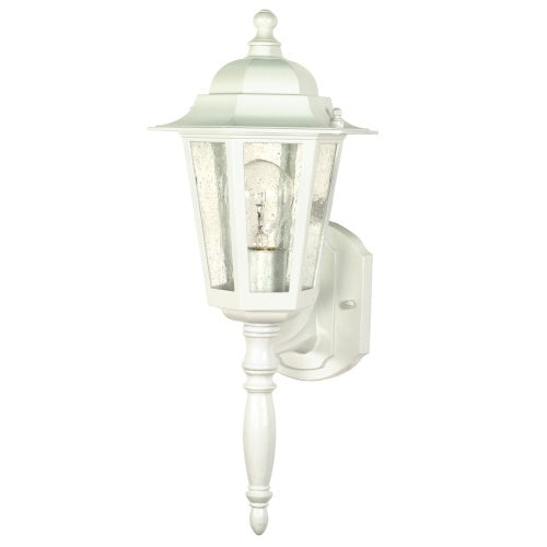Nuvo Lighting 60-985 Cornerstone Outdoor Entrance Wall Light - White