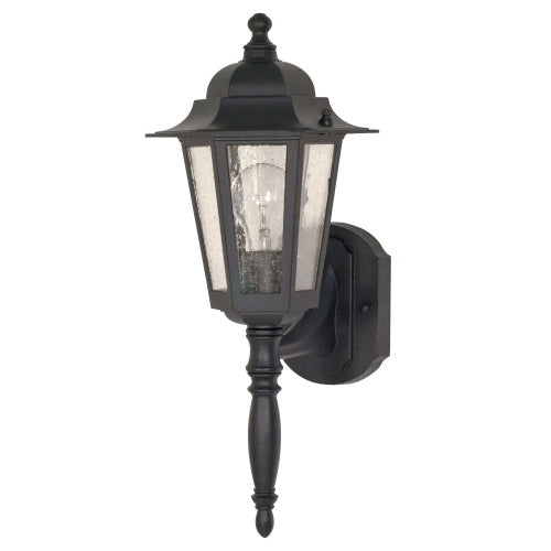 Nuvo Lighting 60-987 Cornerstone Outdoor Entrance Wall Light - Textured Black