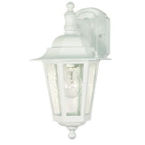 Nuvo Lighting 60-988 Cornerstone Outdoor Entrance Wall Light - White