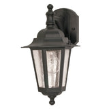 Nuvo Lighting 60-990 Cornerstone Outdoor Entrance Wall Light - Textured Black